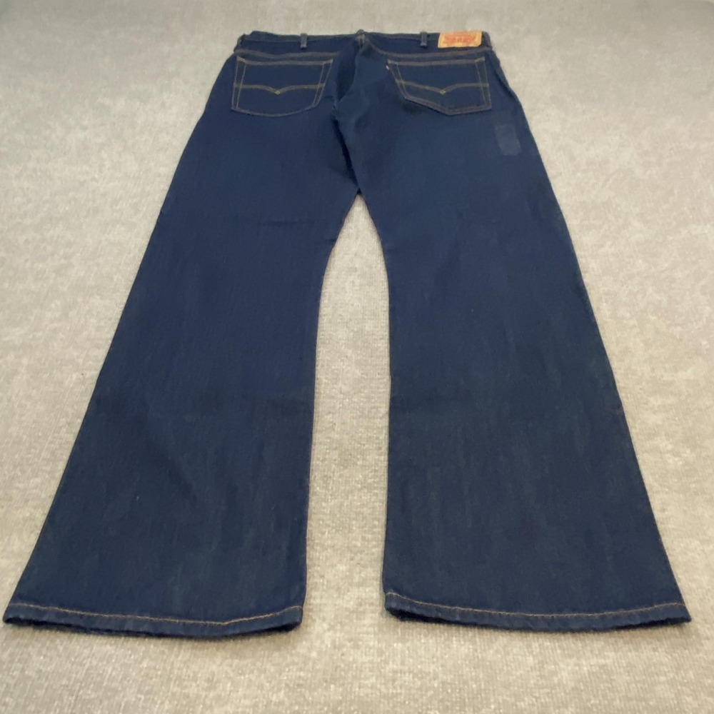 Levis 517 Jeans Mens 38x34 Blue Regular Bootcut Dark Wash Western Rockabilly